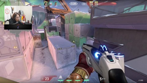 壁で遊ぶﾅﾁｮｰににんまり釈迦