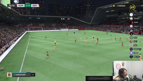 突然リフティングをする