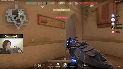 見事に重なるブリム