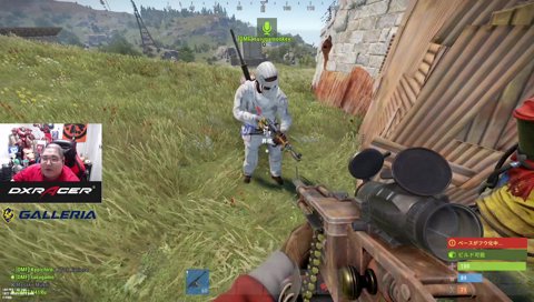 日本語石トラップにかかるモンキー