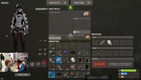 急に撃たれたことにより息が荒くなる葛葉