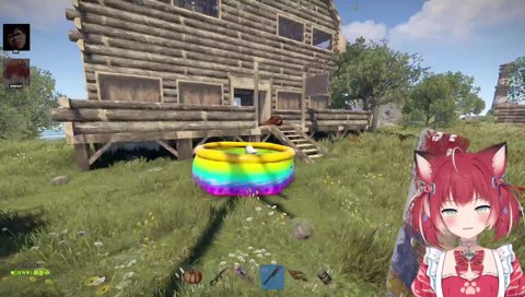 アルス邸のトラップにかかるかるび