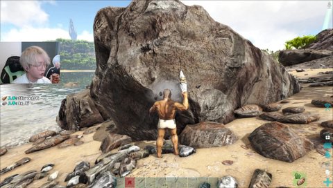 らいじんの襲来におどろく山下