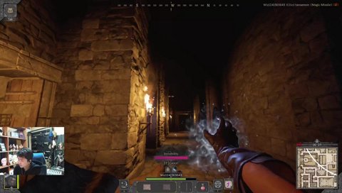 マジックミサイルで人間ミサイル