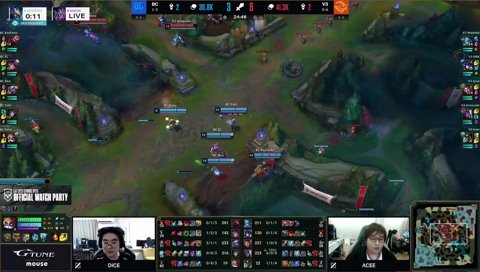 っはぁ～この・・・いやぁナイスキャッチ！