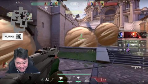 上から来るぞ！！（自分に向かって）