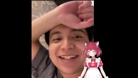 けんきの添い寝を見に来たかるび