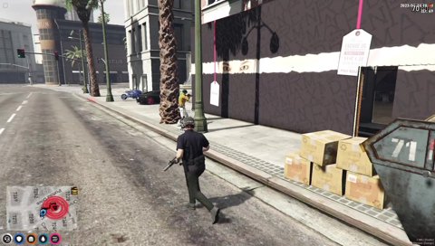 プレデター隊による強盗制圧シーン