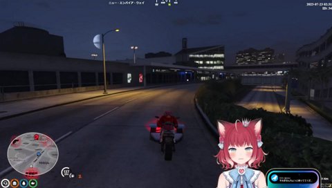 かなえに成敗されるトロール警官かるび