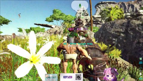 XQが連れてきた恐竜と置き去りにされるぷるる