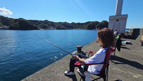 ウツボを釣る釈迦