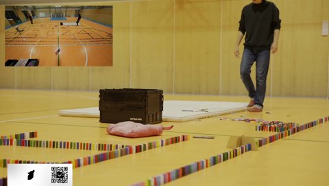 マットの風圧で大損害