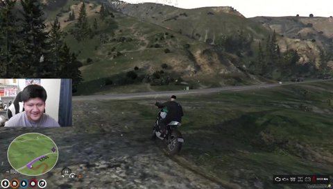 角刈り、ニトロではしゃぎ過ぎた