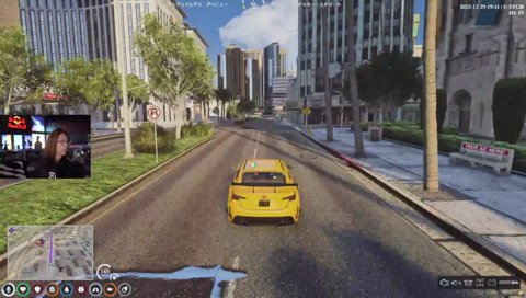 ドリフトで気絶するここな