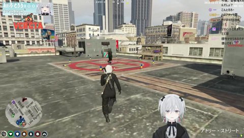 【VCRGTA】ゆぐどらしるのシール帳にされた警察ヘリ【猫麦とろろ/個人Vtuber】