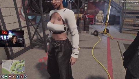 乳に夢中で何も聞いてない川上