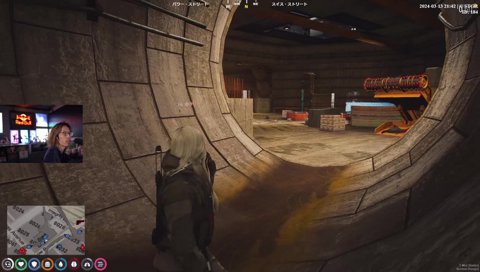 体験初任務の大型で１キルする川中