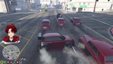 勝利のパレード参加からの撃たれてピットイン