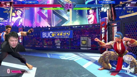 連射ルークに余裕の一服。