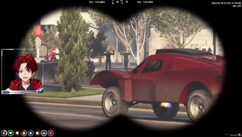 抗争中車が店に突っ込む