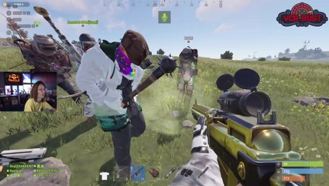 セミオートライフルの8倍スコープ付きだけどどうした？