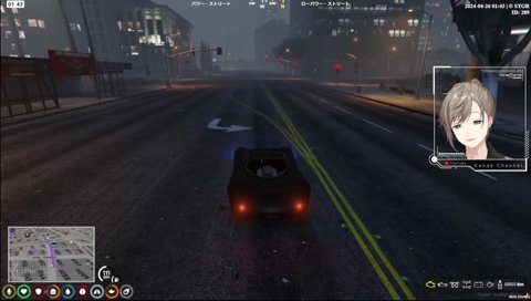 ギャングの車と衝突した白市民・無馬