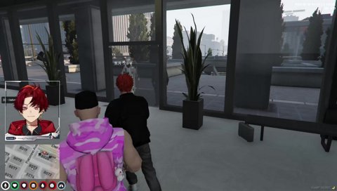 シャンクズとレオに救出される二人