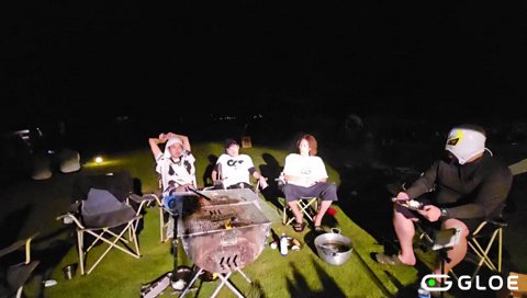 キャンプに凸するゼロスト