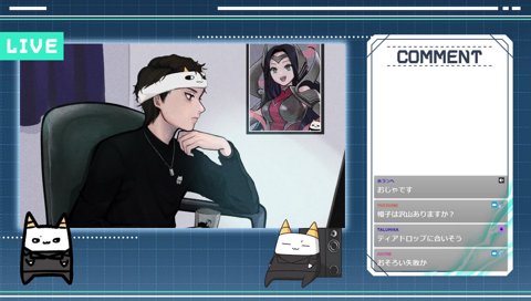 らいさまの頭から誘拐された葛葉