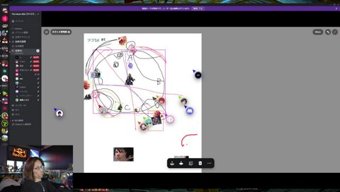 葛葉のホワイトボードボケ