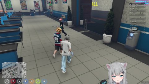 U者に膝枕をするナチョ