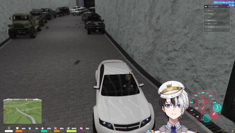 ヘリでアジトに入ってくるらっだぁ