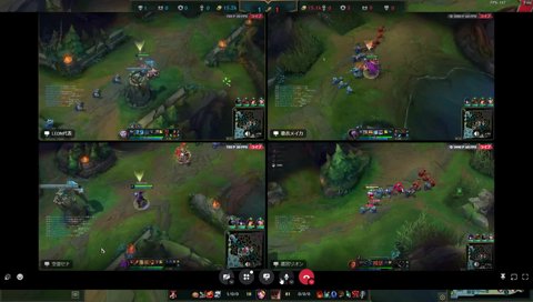 相手チーム（あるふぁ君）のスワップをほめるらい様