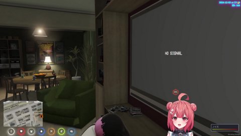 テレビを盗むあかりん