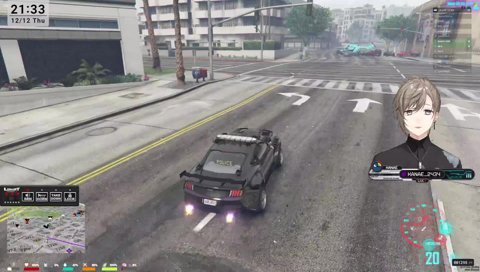 パトカーで轢きまくる叶