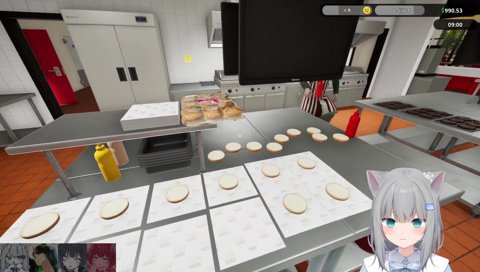 かるびとの合作バーガー