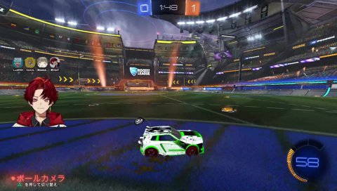 大会中にぶっさんの唇を奪うツルギ