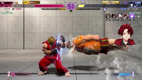 圧のあるファン太、冷静に対応するツルギ