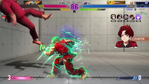 かるびの強さにビビるツルギ