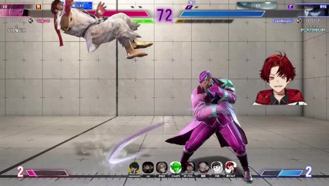 本番も強いふわっち「秘技バッタ！」