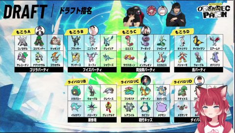 【ポケモンドラフト(2-2)】　「鳥ポケモン　不人気なんだ」　（被り→抽選）　「くじ引きの運命や如何に？」　やったー！　良かったーマジで！　鳥だけは本当にイヤだったｗ