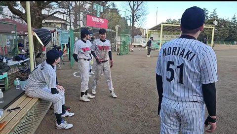 「野球してるやん」