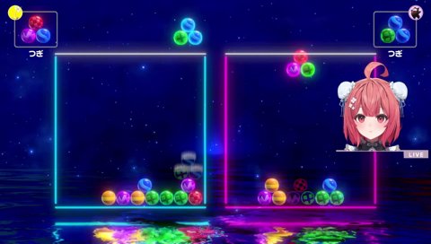 パズル中に首を絞められたあかりん