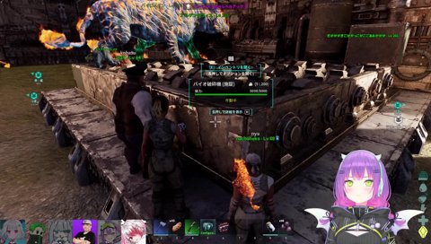 恐竜破砕機実演に絶句するトワ様