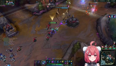 ゲーム中に『お茶』を取りに行くあかりん