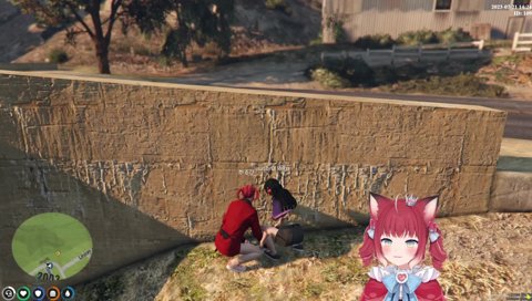 かるびの真似をするなずぴ「ゆうが～？」