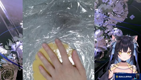 クッキー生地を伸ばすよいち