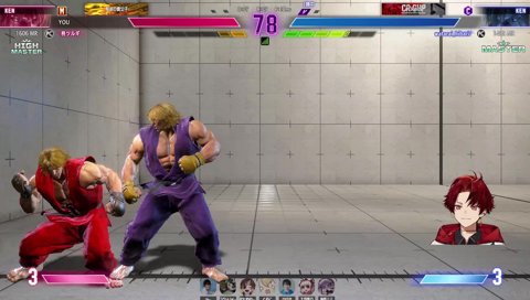 渡会ケンにストレート負けするツルギ；；