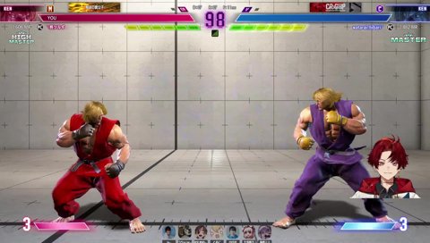 渡会ケンに1本目とられるツルギ