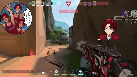 バグ(?)でオーバーレイに突然現れたファン太とこく兄